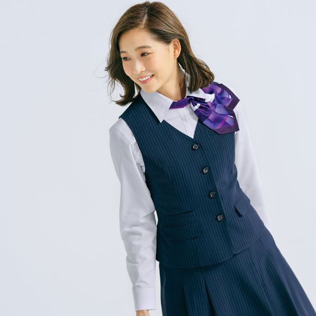 事務服 3600:ソロテックス・ソリッドストライプ ピエ