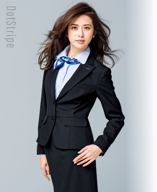 A151seriesドットストライプ 事務服