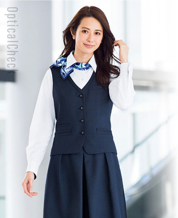 A163seriesオプティカルチェック 事務服
