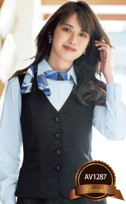 ボンマックスの事務服 ベスト AV1287