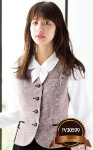 フォーク（nuovo）の事務服 ベスト FV30599