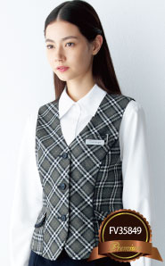 フォーク（nuovo）の事務服 ベスト FV35849