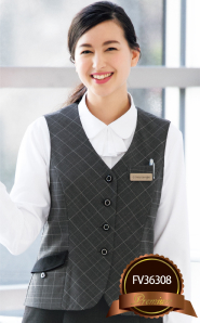 フォーク（nuovo）の事務服 ベスト FV36308