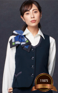 アンジョアの事務服 ベスト 11875
