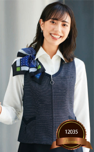 アンジョアの事務服 ベスト 12035