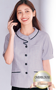 カーシーカシマの事務服 オーバーブラウス ESA887